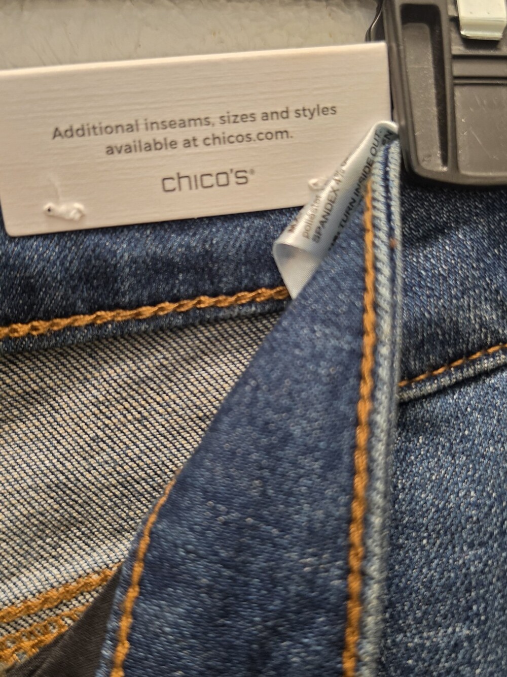 Chico's High Rise Wide Leg Jean - Picture 13 of 13